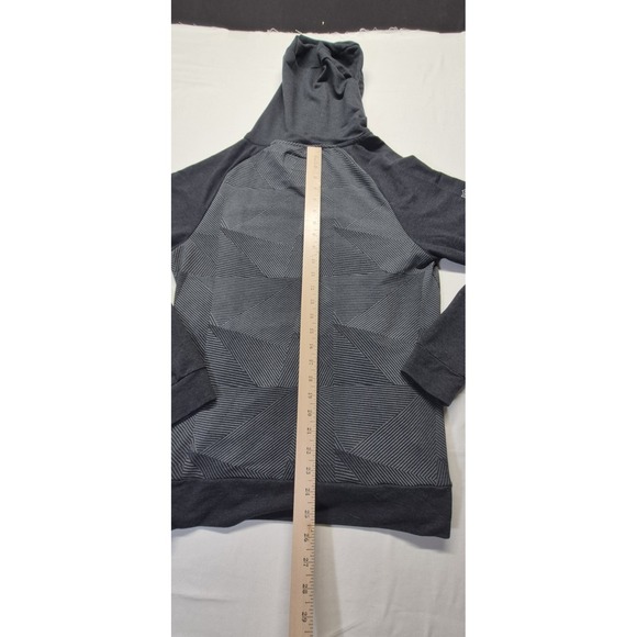 NFL Super Bowl Vlll‎ two toned gray full zip hoodie jacket geometric design  XS - Picture 9 of 13